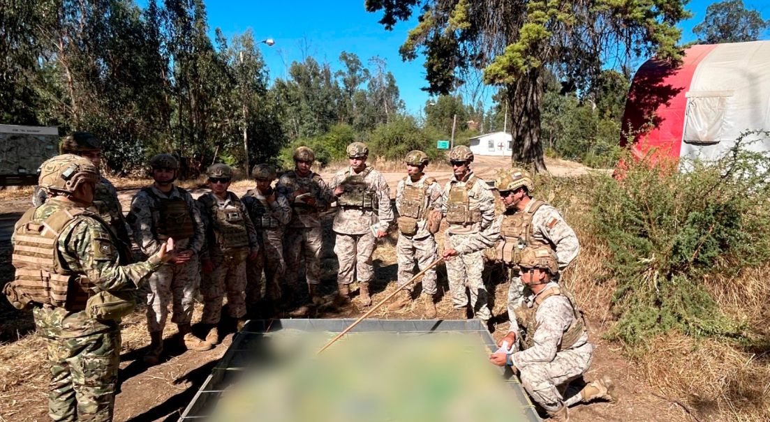 Batallón de Infantería Motorizado N.° 16 “Talca” realiza ejercicio de planificación militar