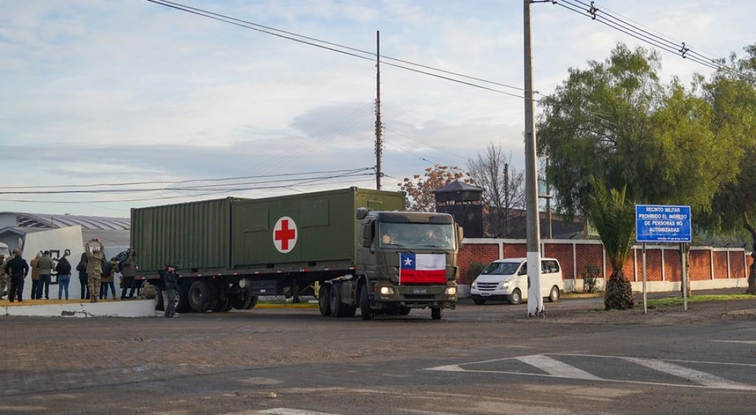 Ante la emergencia climática, Ejército despliega en 24 horas el Hospital Modular de Campaña hacia Ovalle