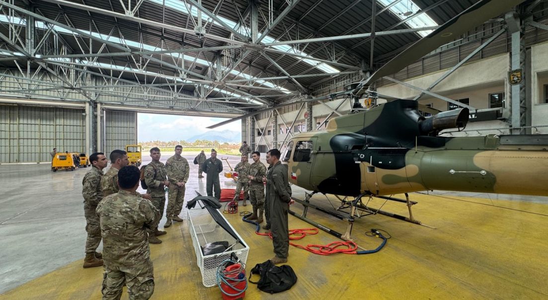 Intercambio con la Guardia Nacional de Texas abre camino para combatir incendios nocturnos en Chile