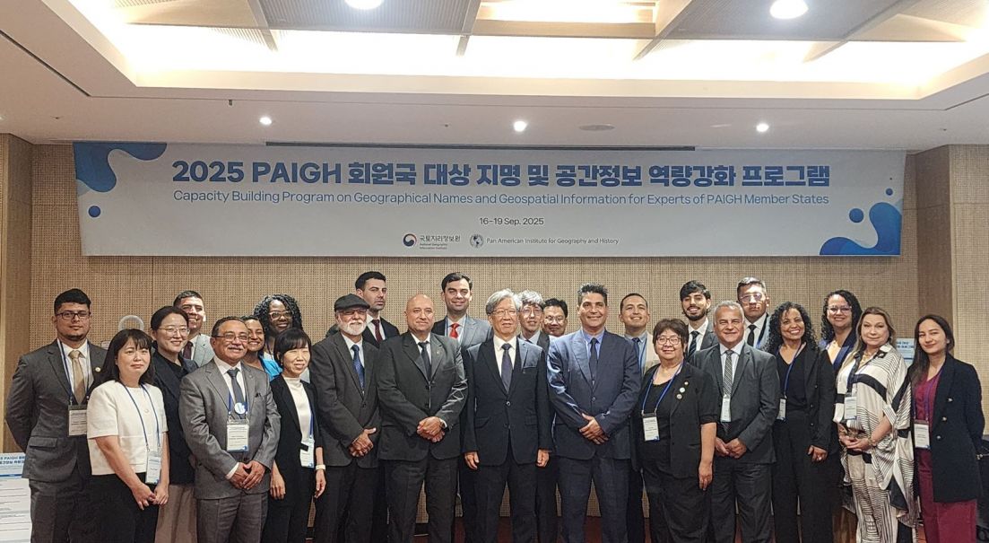 Instituto Geográfico Militar representa a Chile programa internacional en Corea del Sur