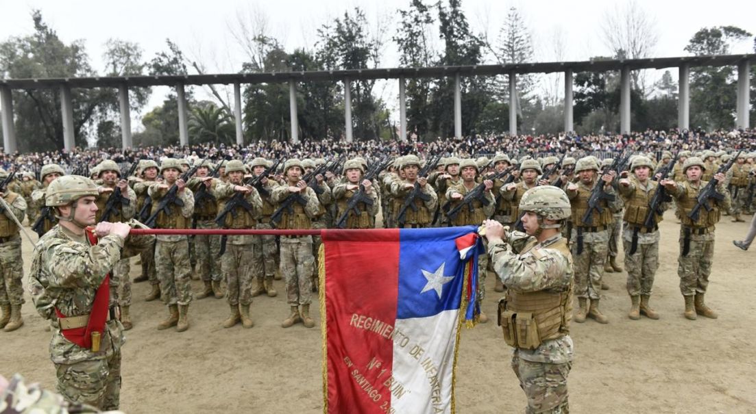 Ejército de Chile se prepara para el Juramento a La Bandera