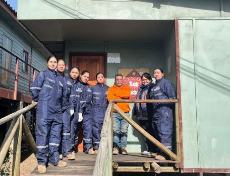 Soldados Conscriptos de la Escuela de Telecomunicaciones realizan voluntariado en beneficio del Hogar de Niñas “Las Creches”