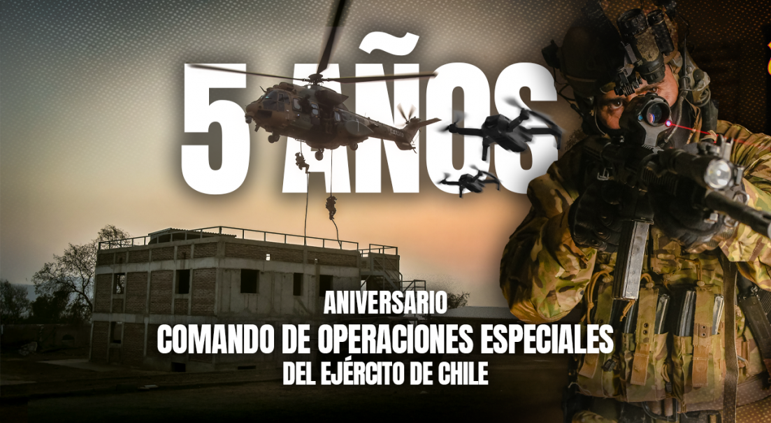 COPE cumple cinco años como unidad de élite del Ejército de Chile