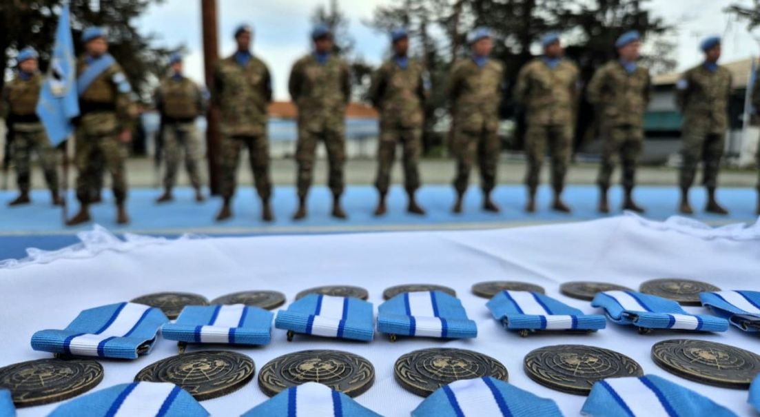 Naciones Unidas condecoró a cascos azules del Ejército en Chipre
