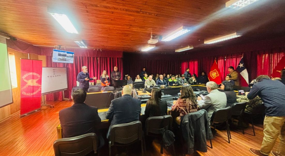 Regimiento N.° 6 “Chacabuco” articula coordinación regional ante lluvias y escenarios de emergencia en Biobío