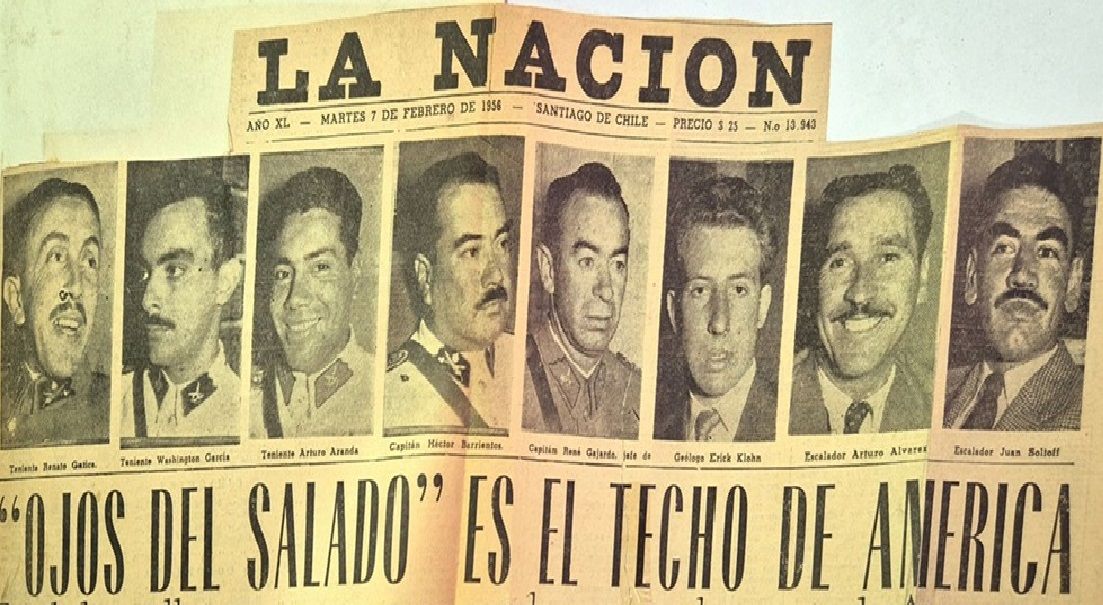 70 años del hito que emocionó a todo Chile: Cuando el Ejército conquistó el volcán más alto del mundo
