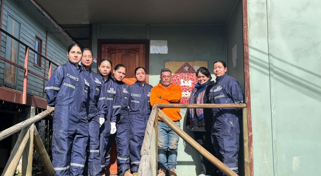 Soldados Conscriptos de la Escuela de Telecomunicaciones realizan voluntariado en beneficio del Hogar de Niñas “Las Creches”