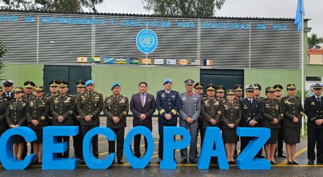 Suboficial del Ejército participa como instructor en curso internacional de Naciones Unidas en Perú