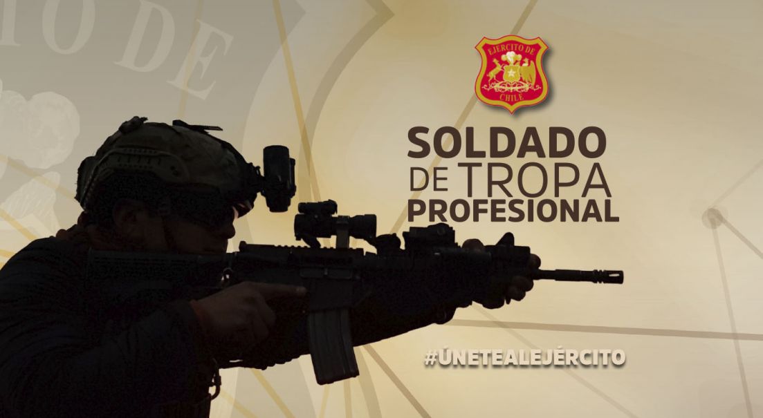 Ingresa al Ejército como Soldado de Tropa Profesional