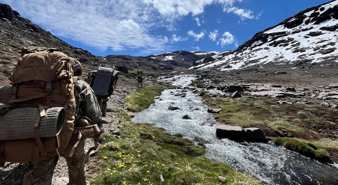 Alumnos del Curso Básico para Oficiales del Arma de Infantería participan en ejercicio “Sección de reconocimientos”