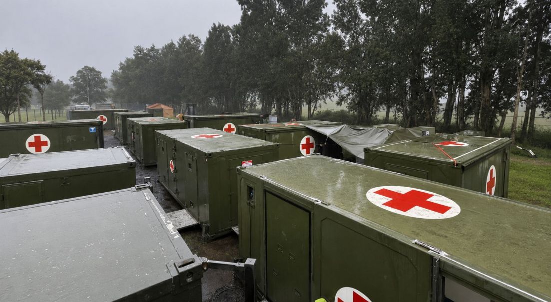 Hospital Modular de Campaña inicia su repliegue a Santiago