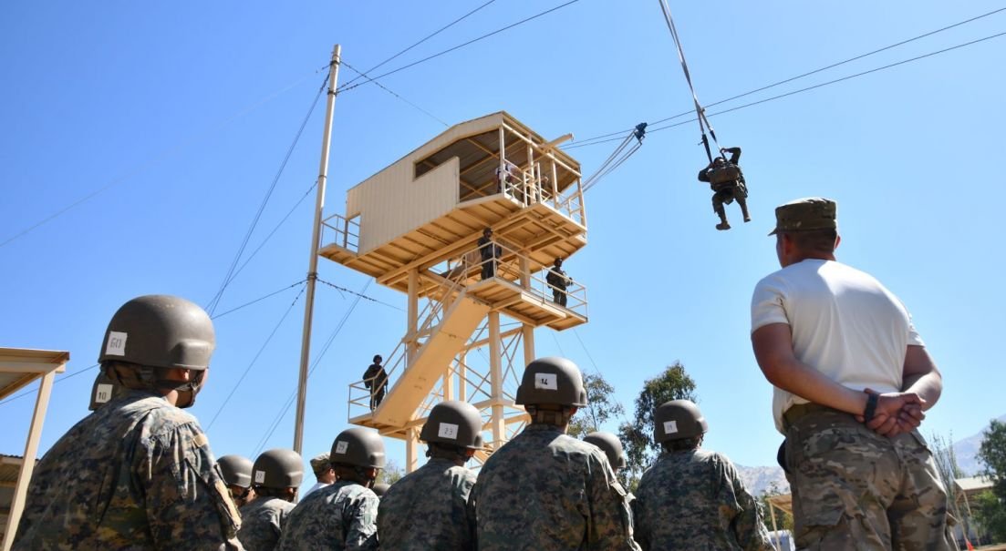 Curso de Paracaidista Básico Militar concluyó la Fase Tierra