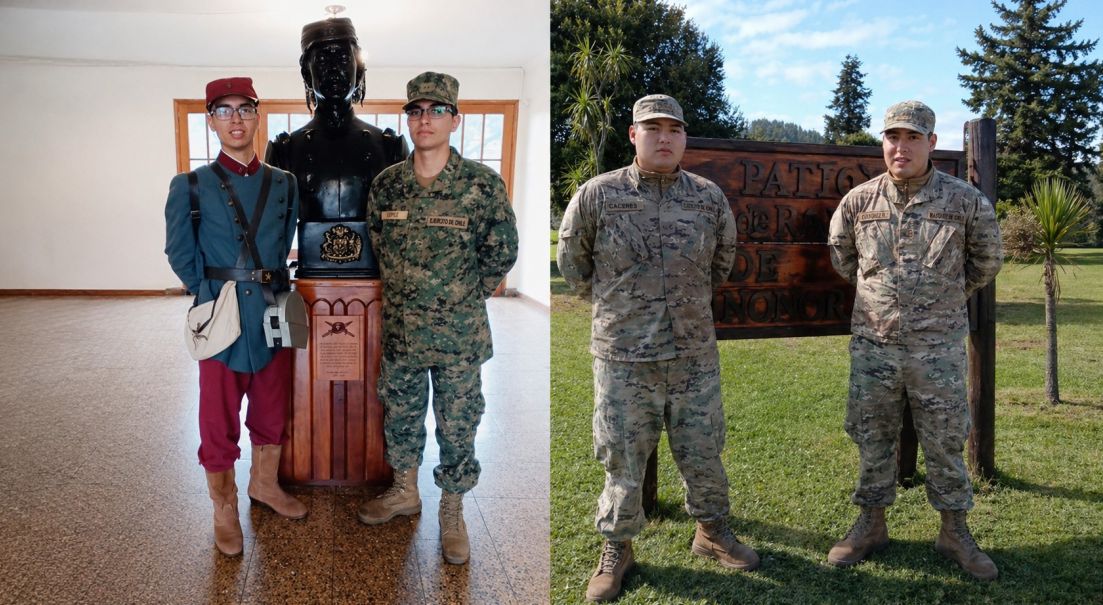 Los hermanos que se preparan juntos para servir a la patria